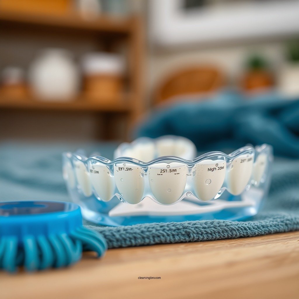 Avoiding Harsh Chemicals - how to clean night guard at home