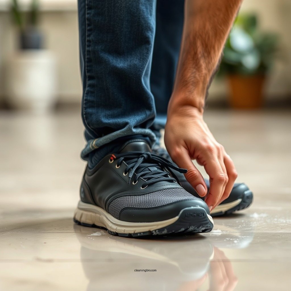 Step-by-Step Cleaning Process - how to clean non slip shoes
