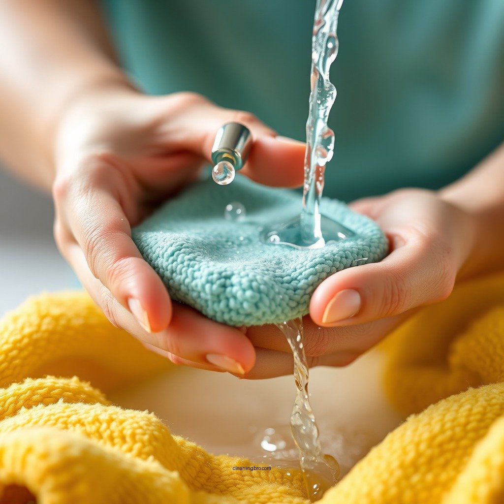 Hand Washing Technique - how to clean norwex dusting mitt