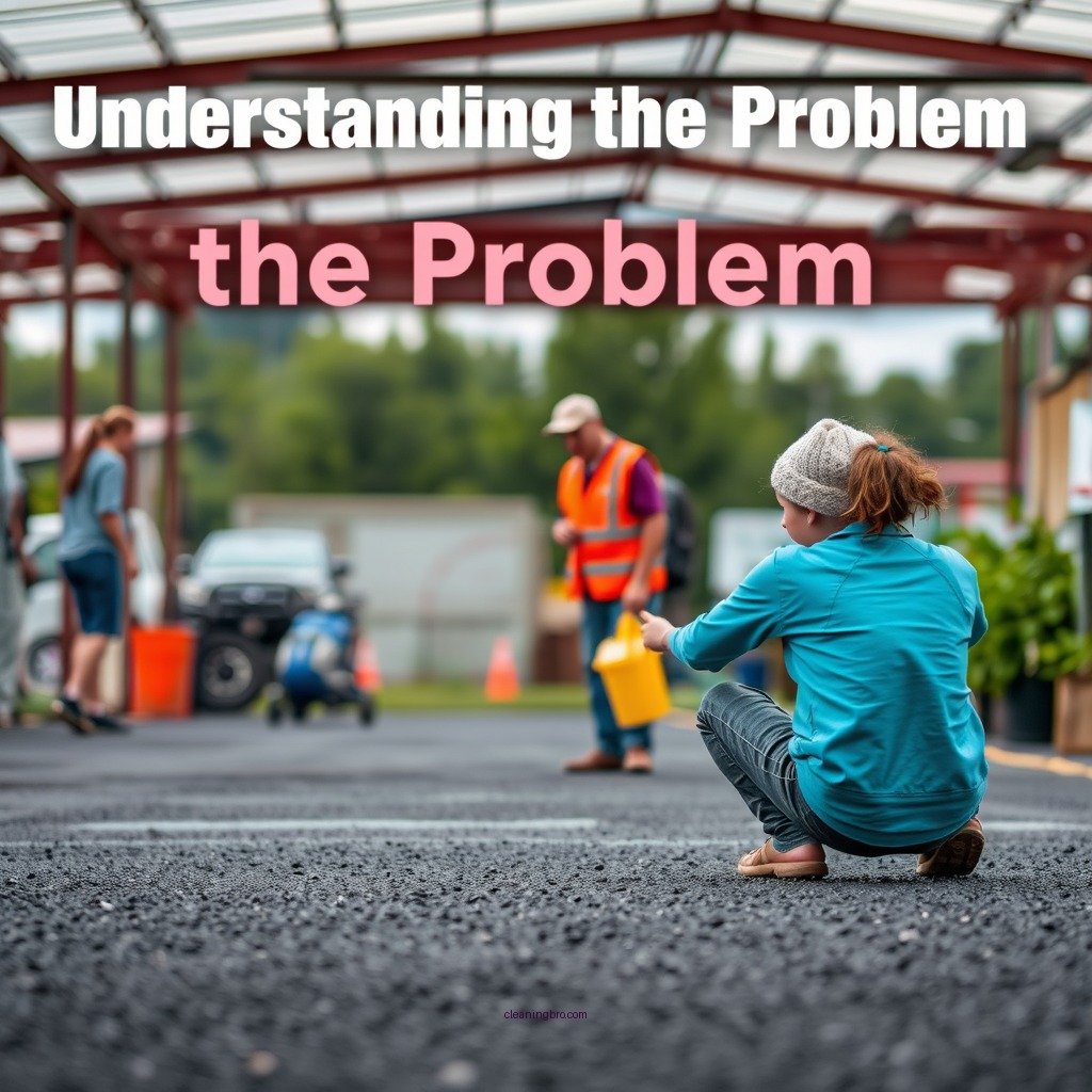 Understanding the Problem - how to clean oil from asphalt