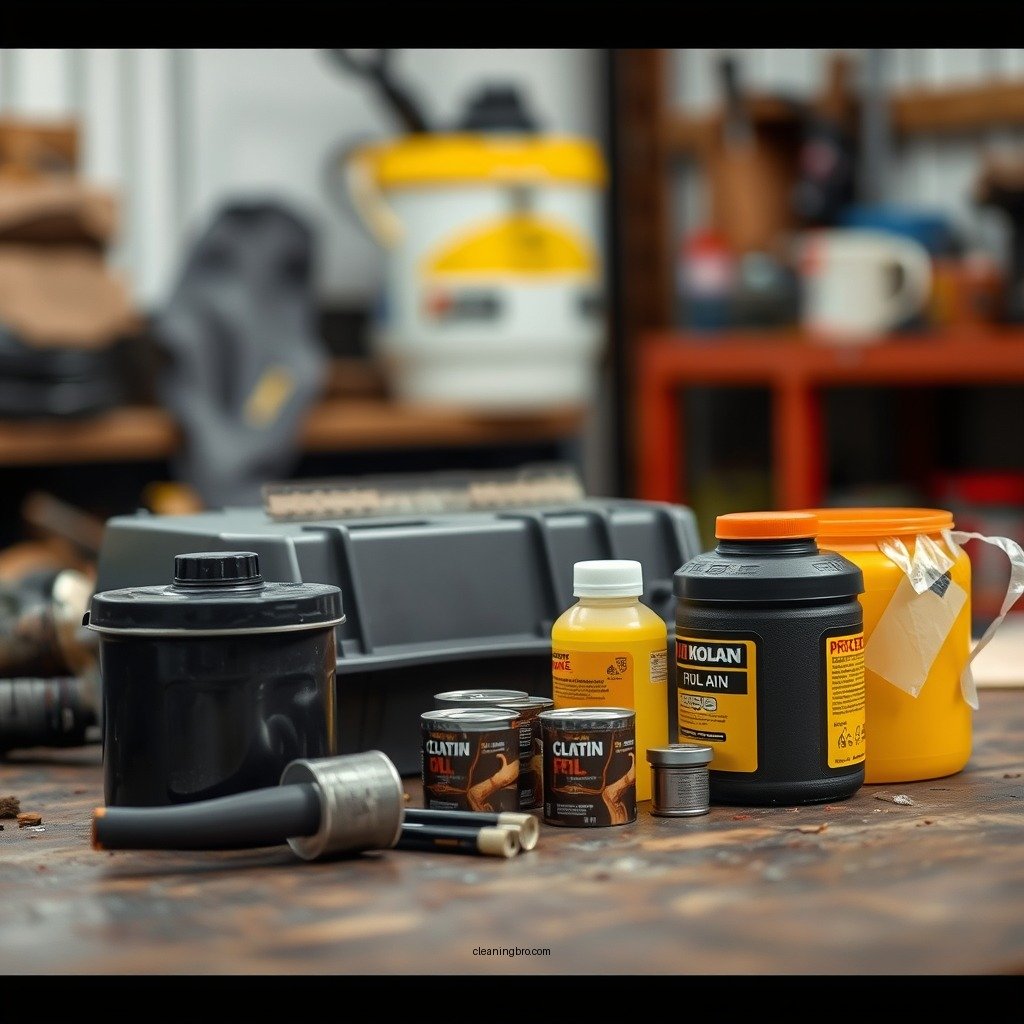 Gather Necessary Supplies - how to clean oil off an engine