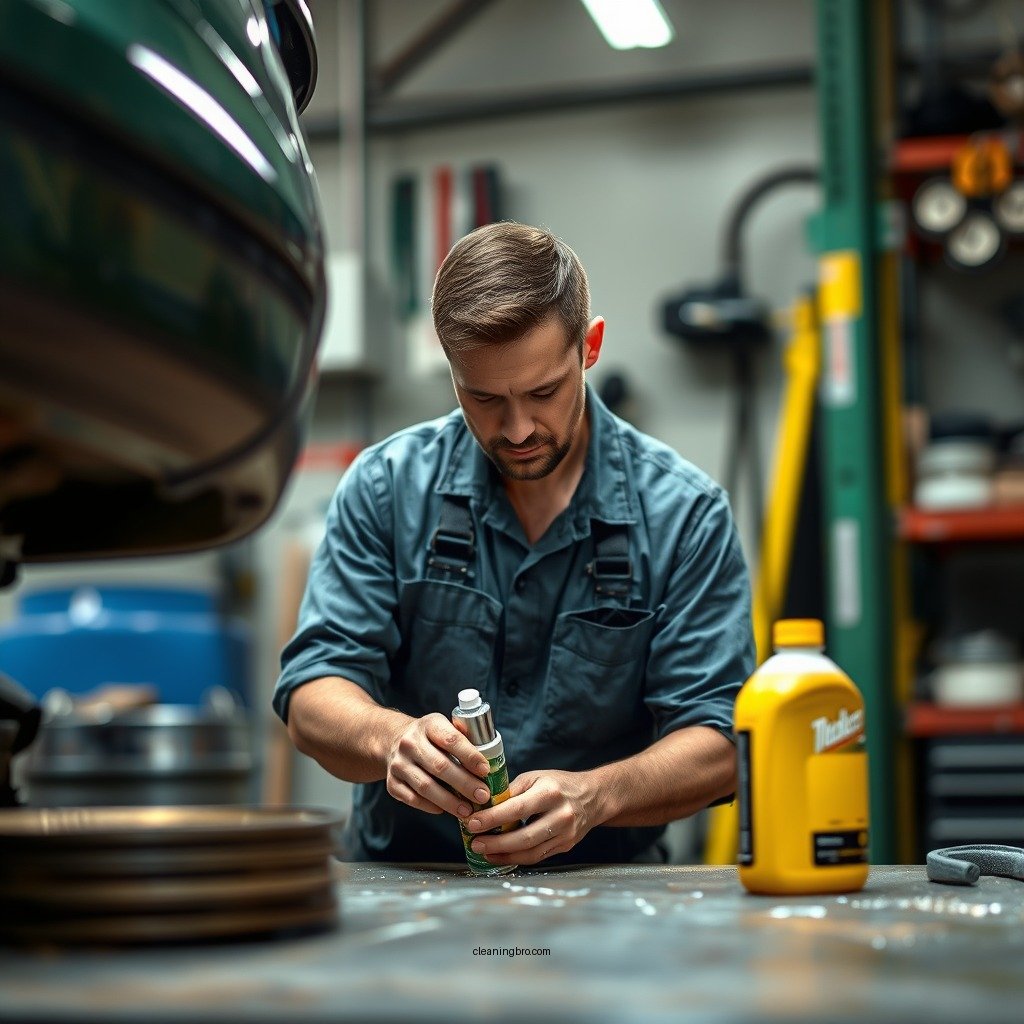 Preparing for the Cleaning Process - how to clean oil off brake pads with lacquer thinner