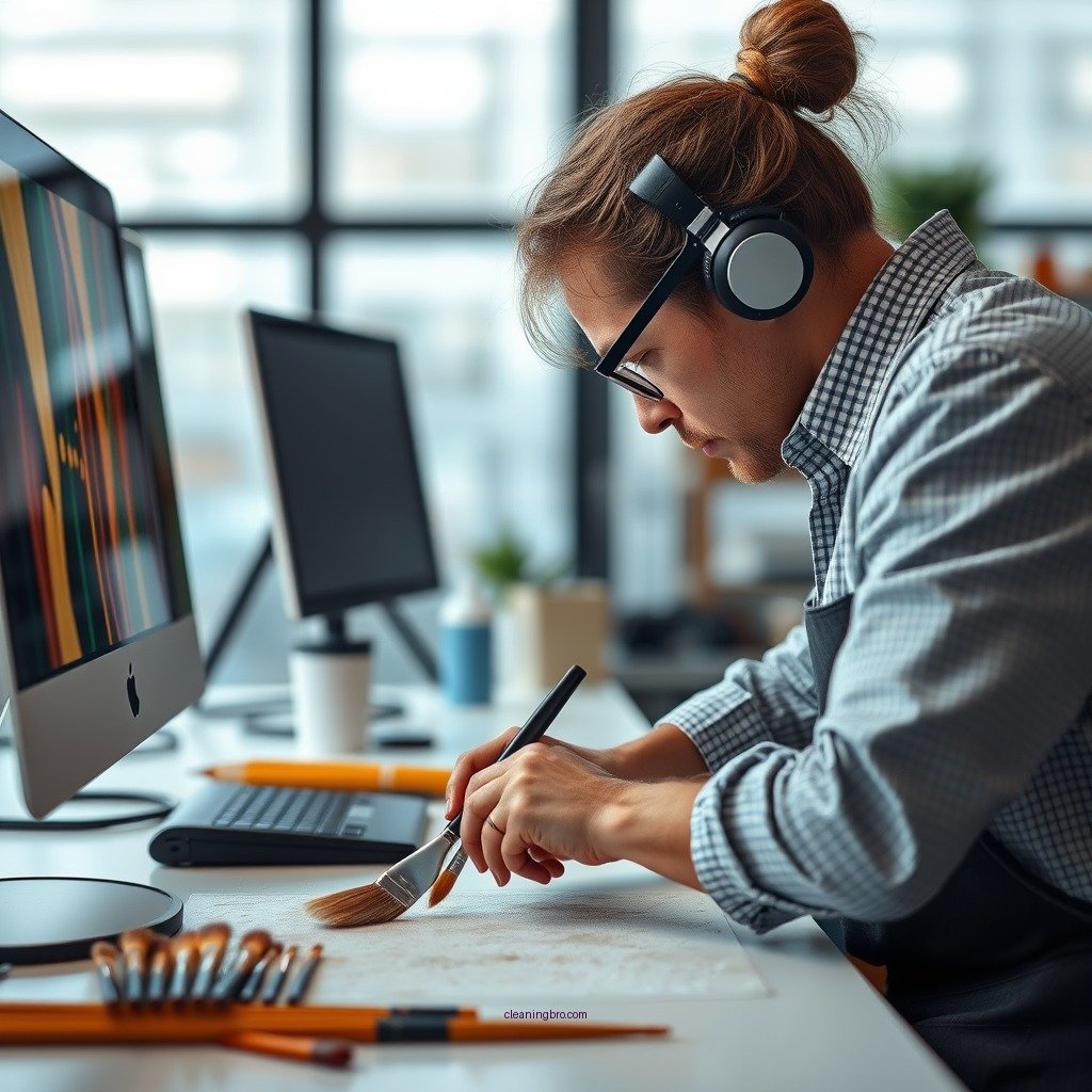 Step-by-Step Cleaning Process - how to clean oil painting brushes