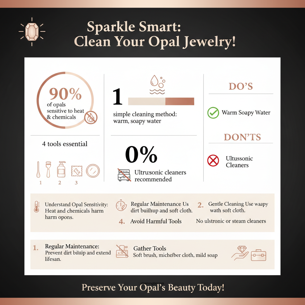 how to clean opal jewelry - Data Infographic and Statistics
