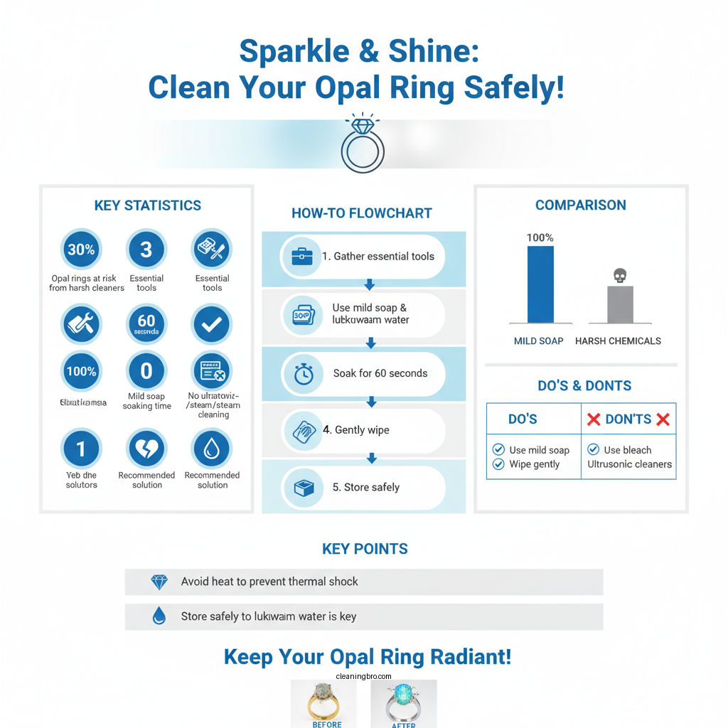 how to clean opal ring - Data Infographic and Statistics