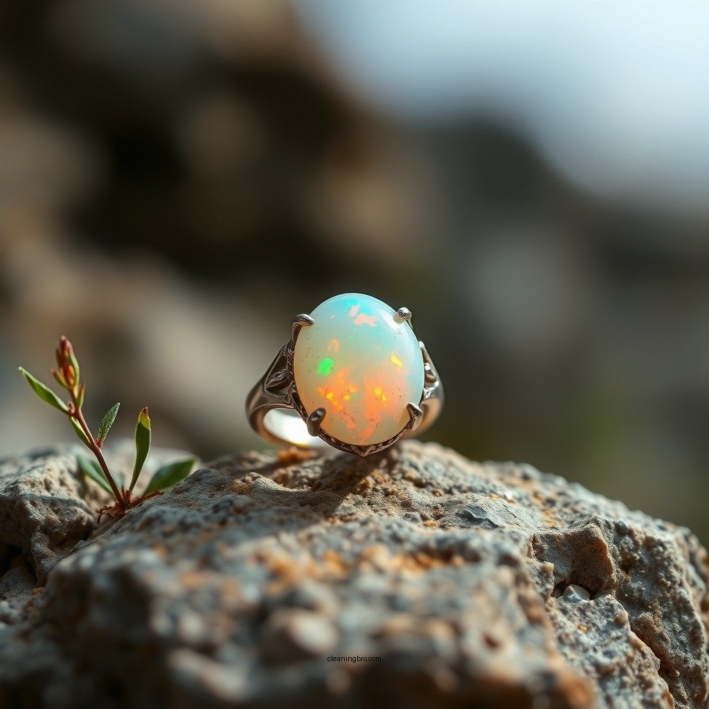 Understanding Opal Care - how to clean opal ring