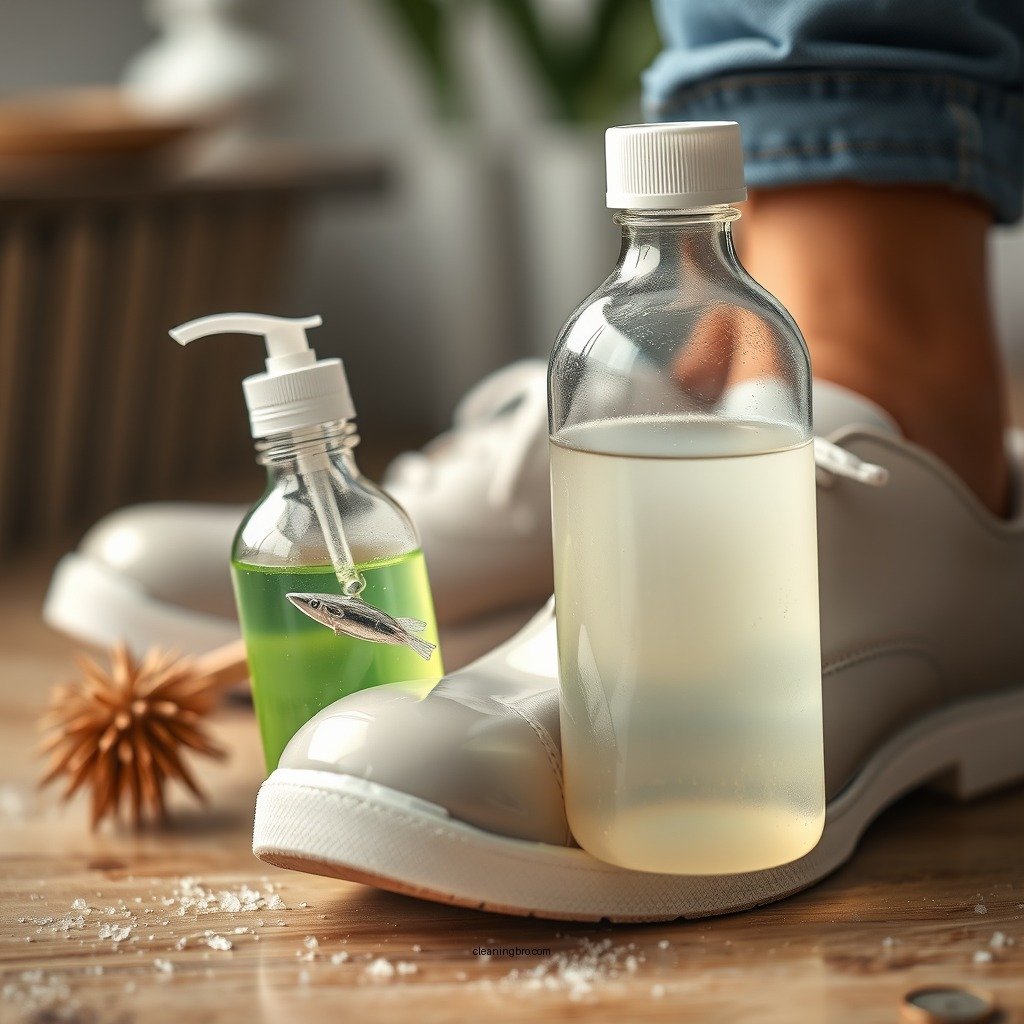 Prepare Cleaning Solution - how to clean orthofeet shoes
