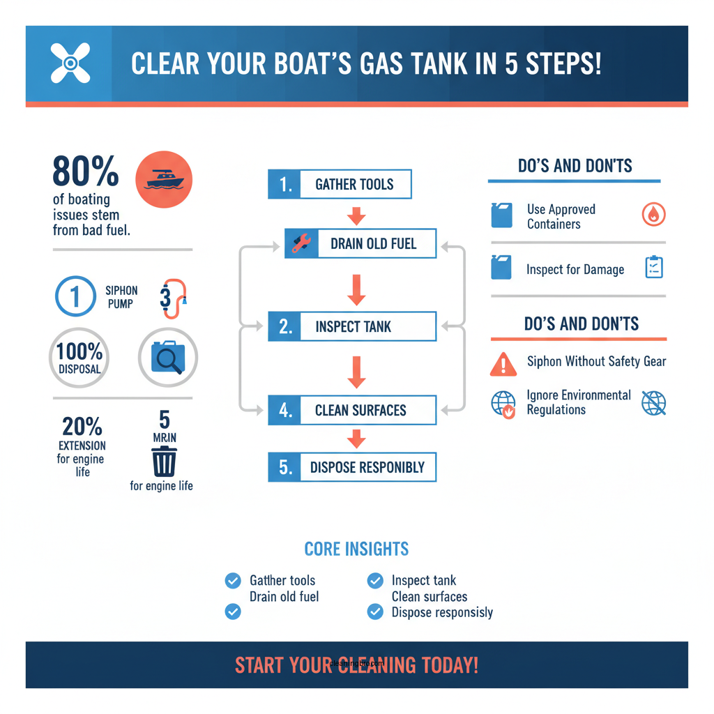 how to clean out a boat gas tank - Data Infographic and Statistics