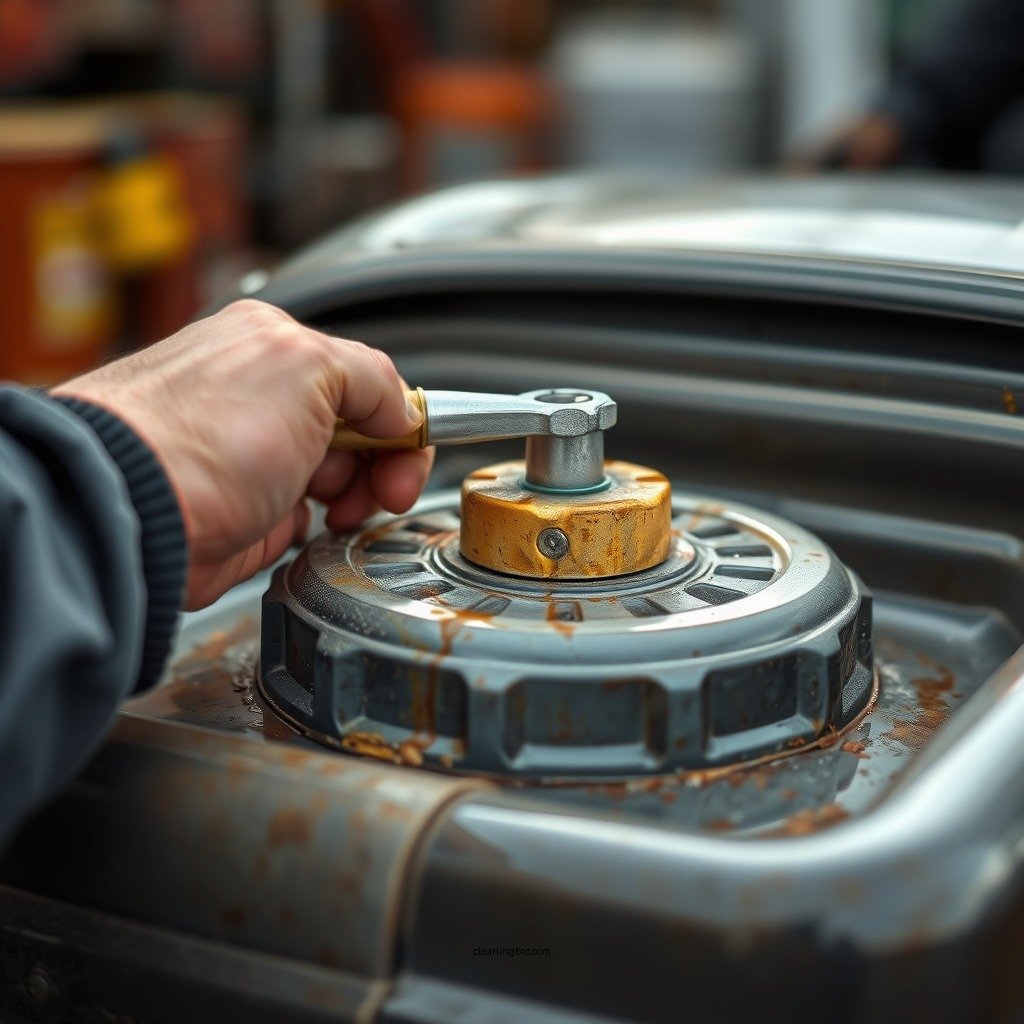 Safely Remove Old Fuel - how to clean out a plastic fuel tank