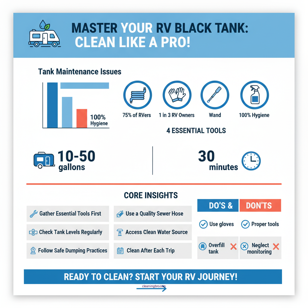 how to clean out black tank on rv - Data Infographic and Statistics