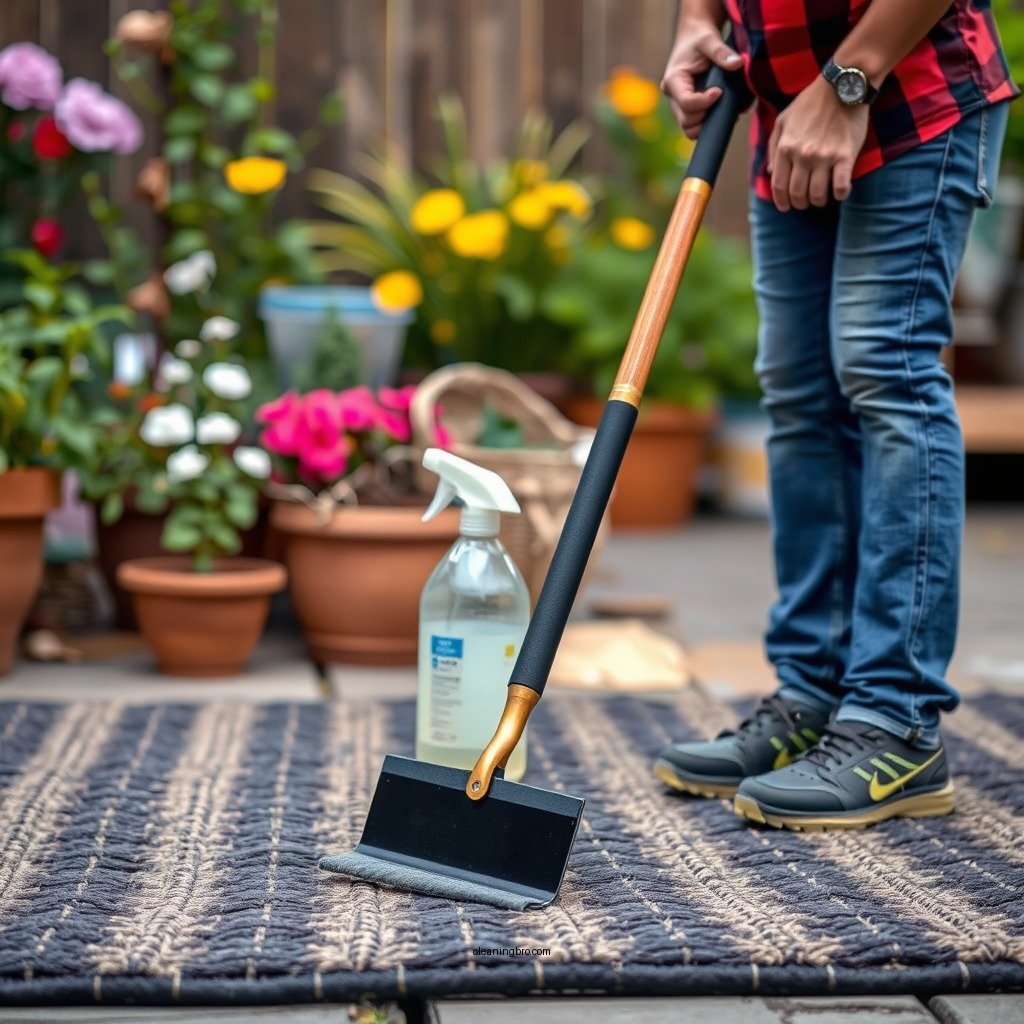 Gathering Necessary Supplies - how to clean outdoor mat