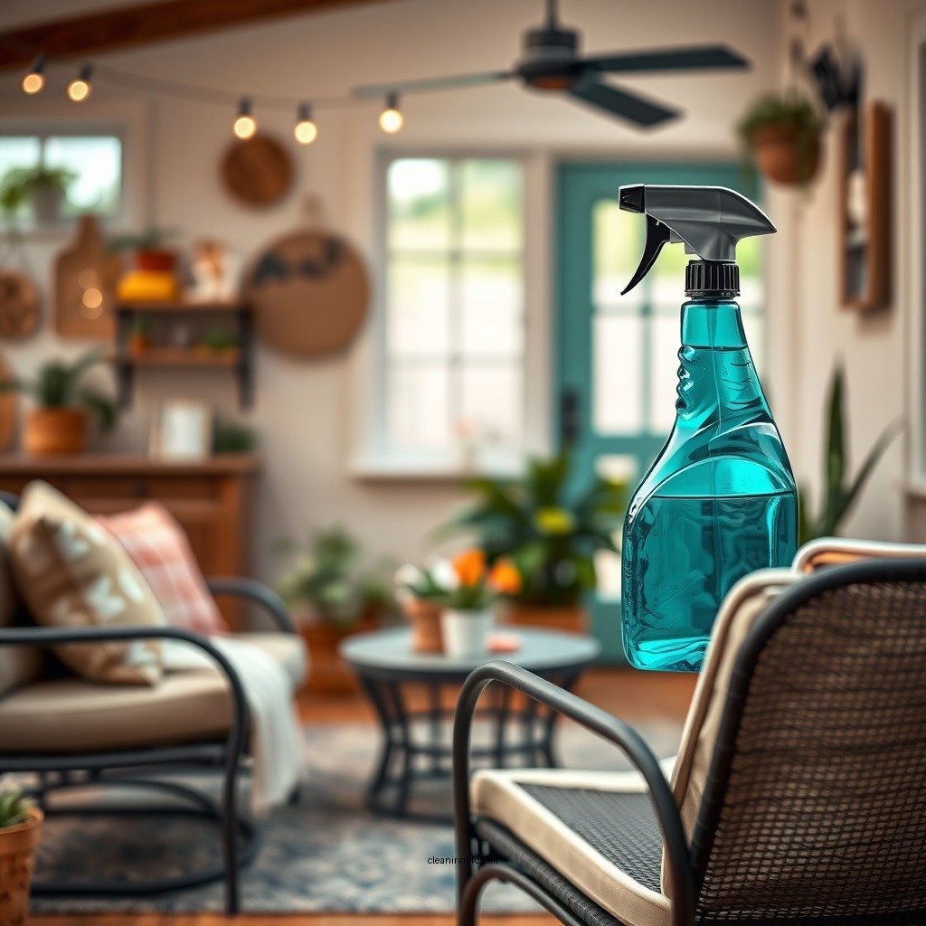 Essential Cleaning Supplies - how to clean outdoor mesh furniture