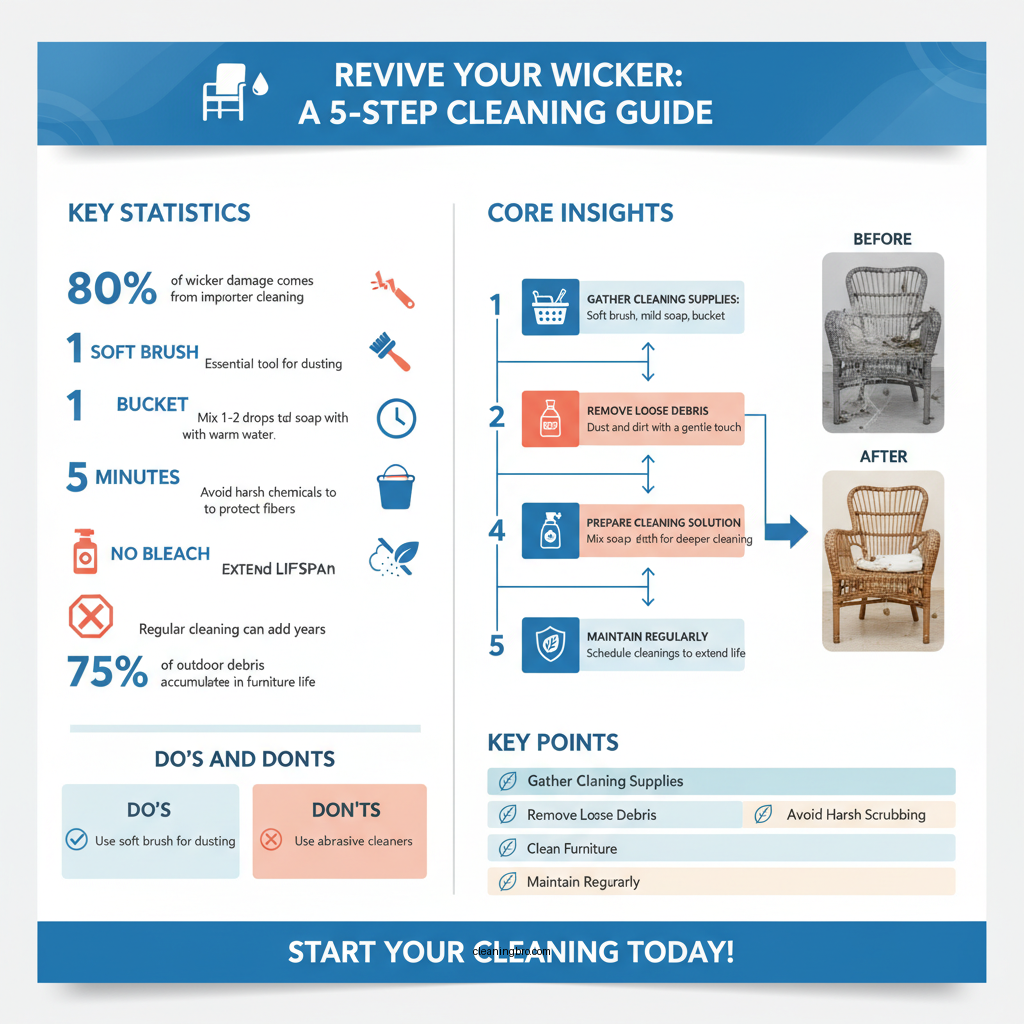 how to clean outdoor wicker furniture - Data Infographic and Statistics