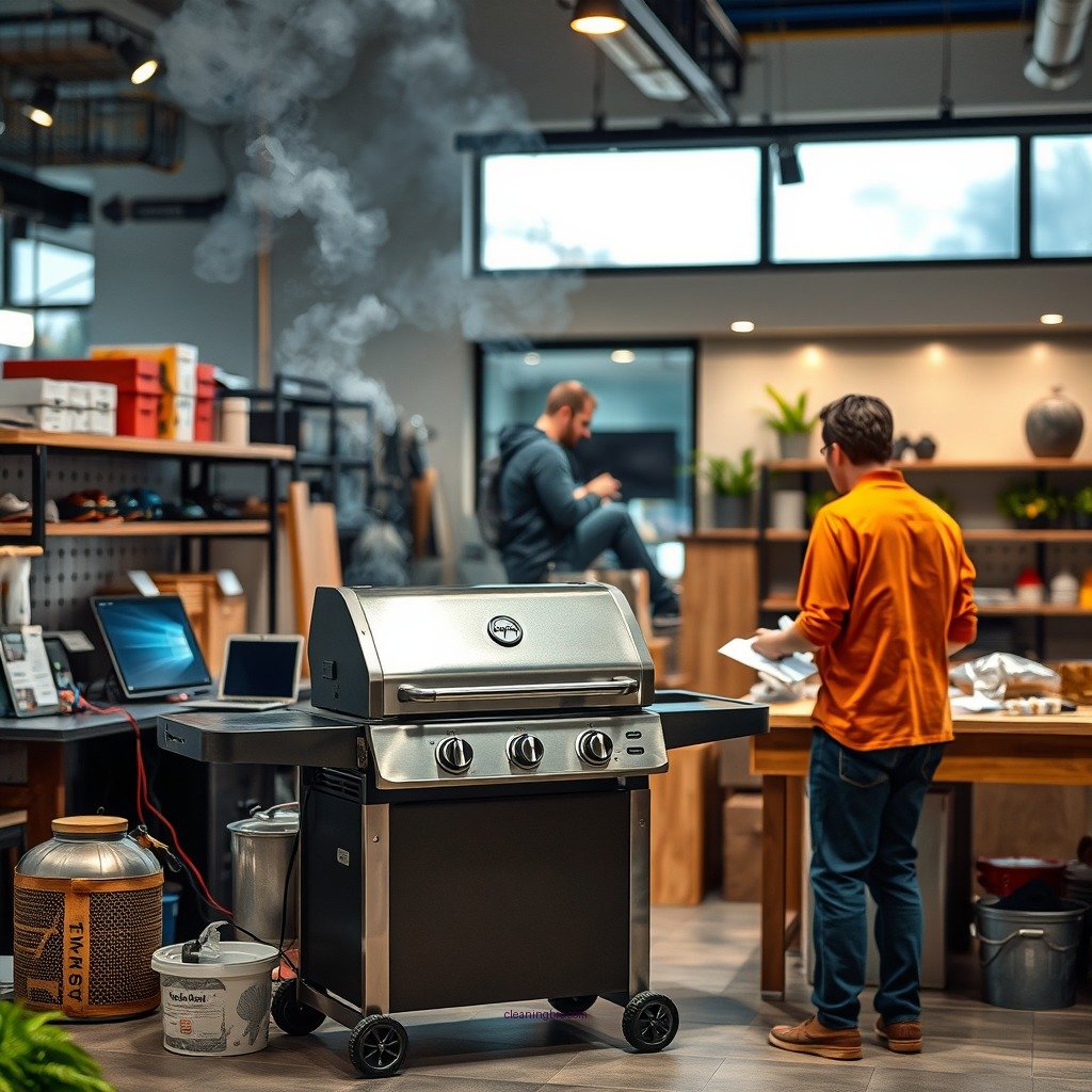 Gather Your Supplies - how to clean outside of stainless steel grill