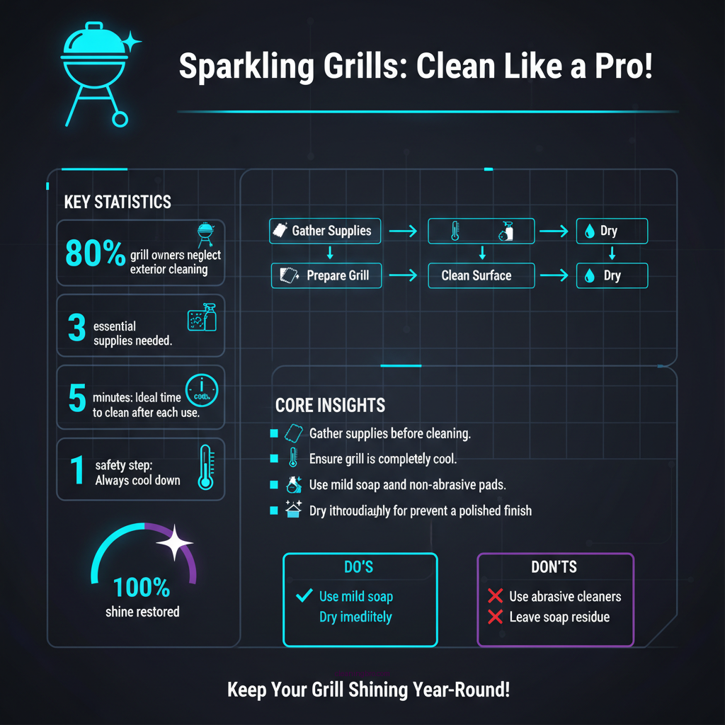 how to clean outside of stainless steel grill - Data Infographic and Statistics