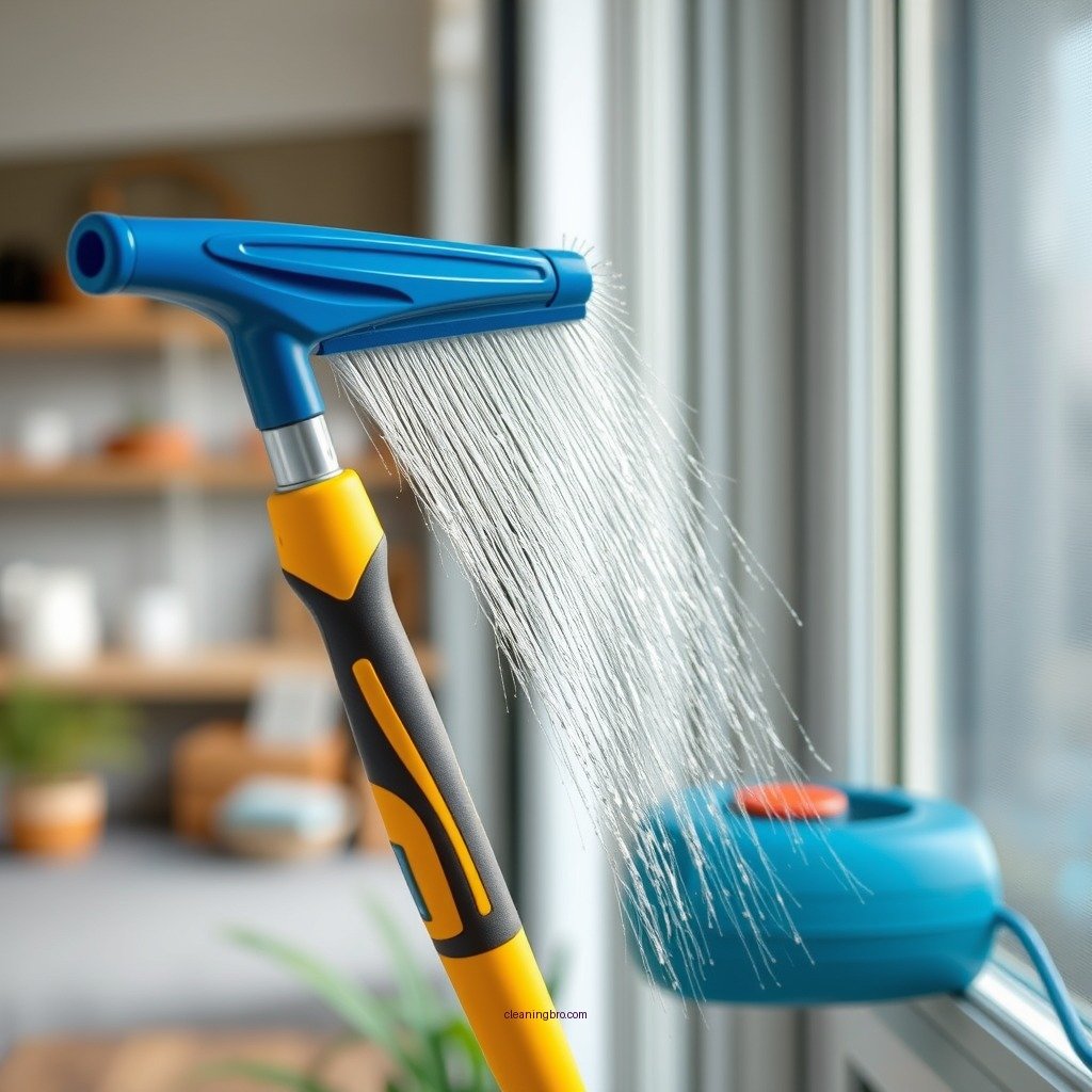 Choosing the Right Cleaning Tools - how to clean outside windows without removing screens