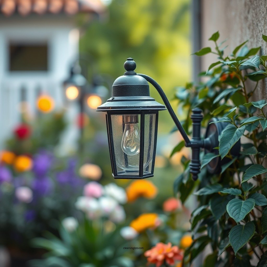 Safety Precautions - how to clean oxidized outdoor light fixtures