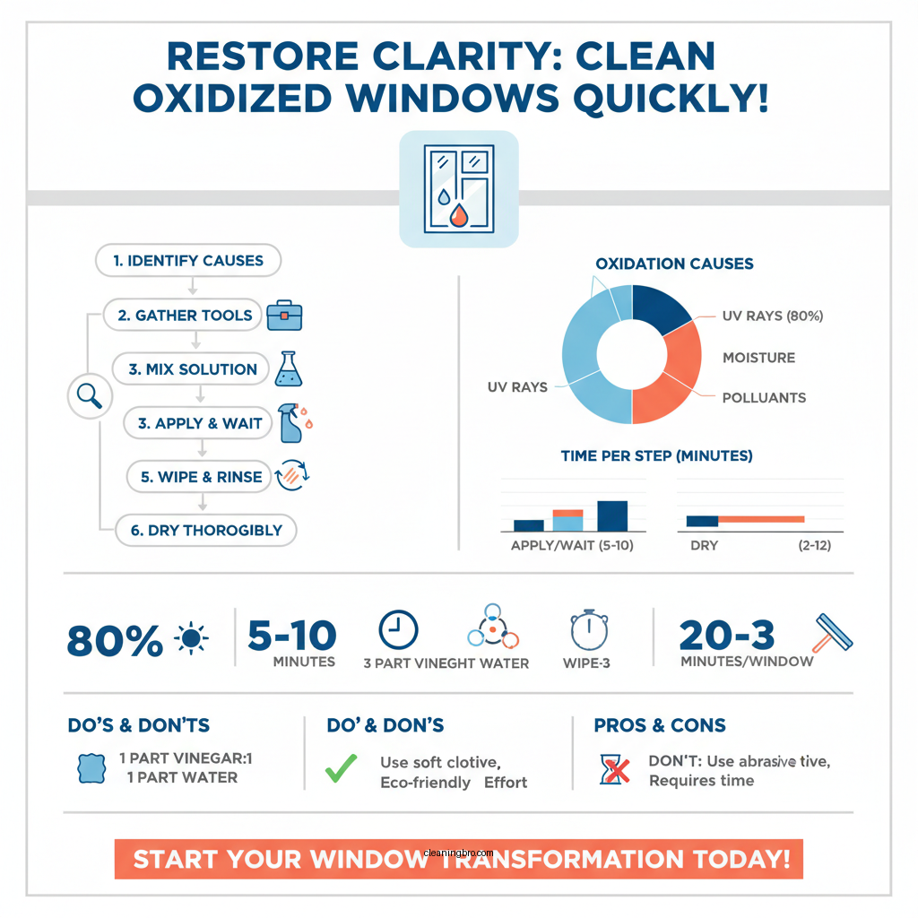 how to clean oxidized windows - Data Infographic and Statistics