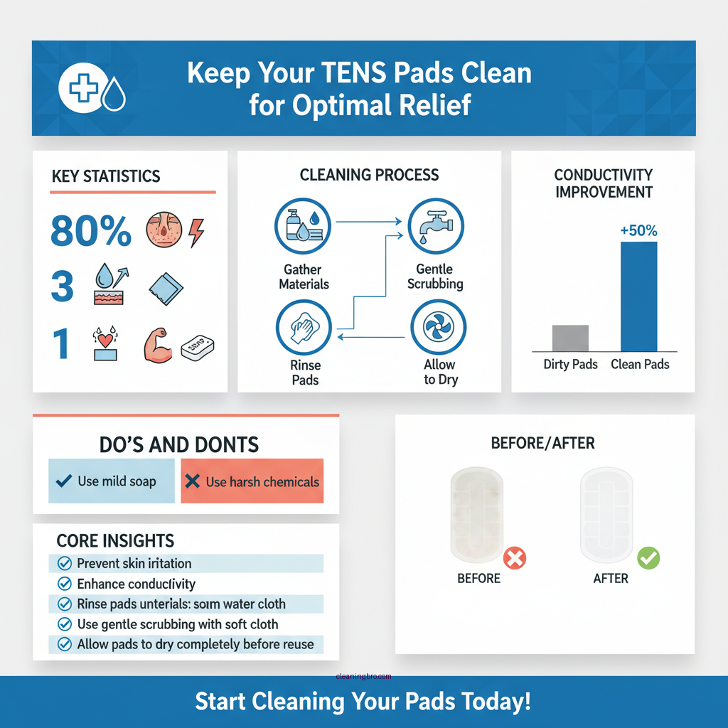 how to clean pads for tens unit - Data Infographic and Statistics