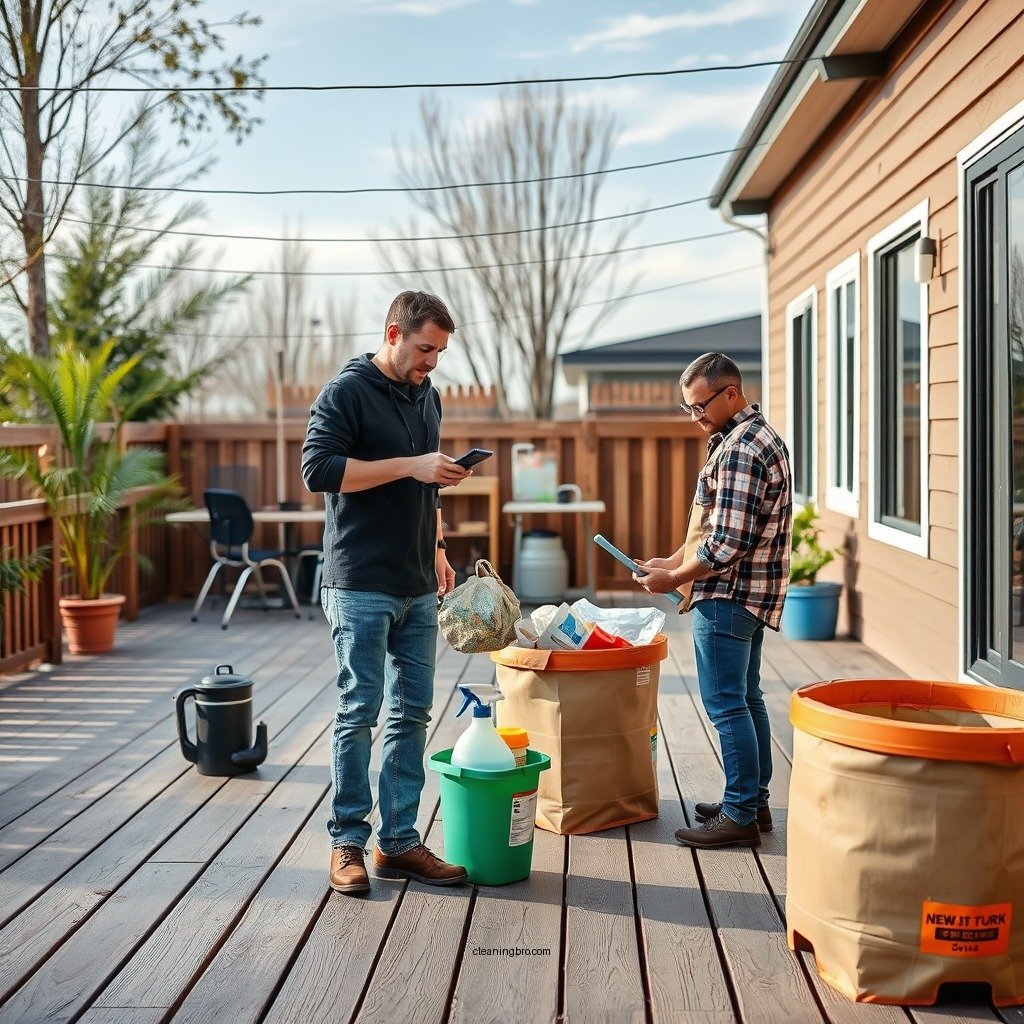 Gather Necessary Supplies - how to clean painted deck before repainting