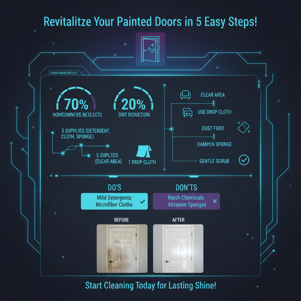 how to clean painted doors - Data Infographic and Statistics