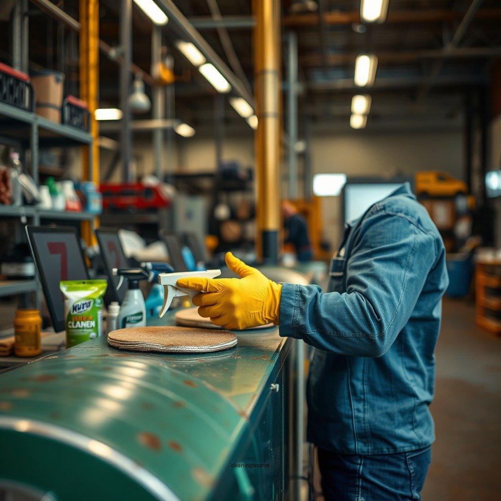 Essential Cleaning Supplies - how to clean painted metal