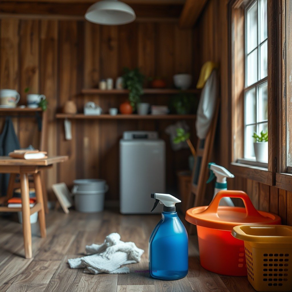 Essential Cleaning Supplies - how to clean paneling
