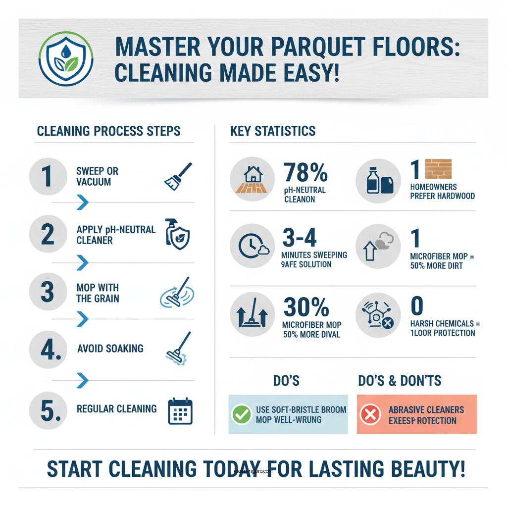how to clean parquet flooring - Data Infographic and Statistics