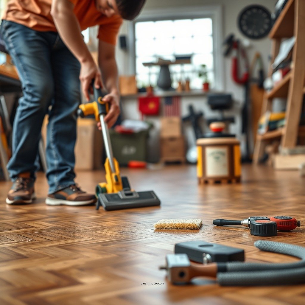 Tools and Supplies Needed - how to clean parquet flooring
