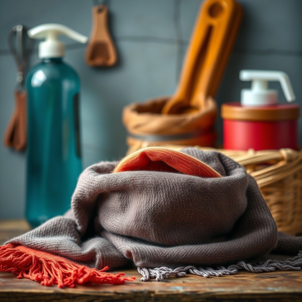 Essential Supplies for Cleaning - how to clean pashmina