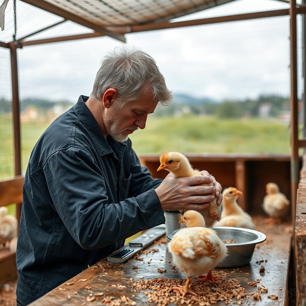 Preparing for the Cleaning Process - how to clean pasty chicks