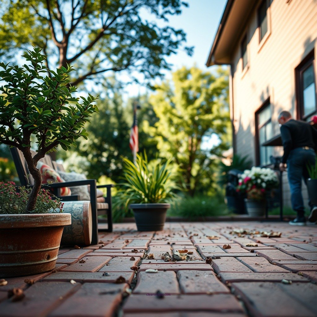 Remove Loose Debris - how to clean pavers before sealing