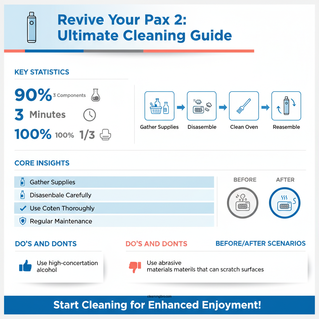 how to clean pax 2 - Data Infographic and Statistics