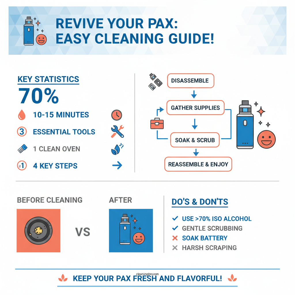 how to clean pax - Data Infographic and Statistics