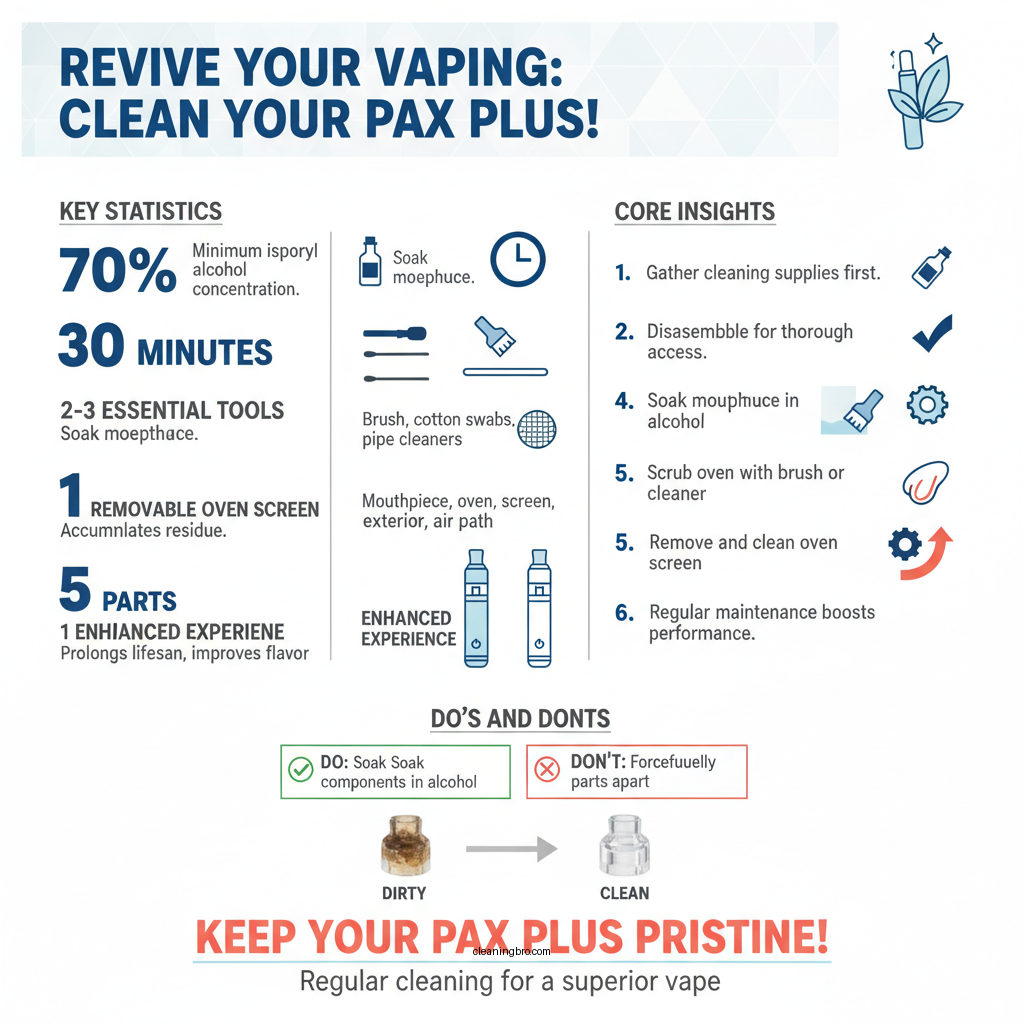 how to clean pax plus - Data Infographic and Statistics