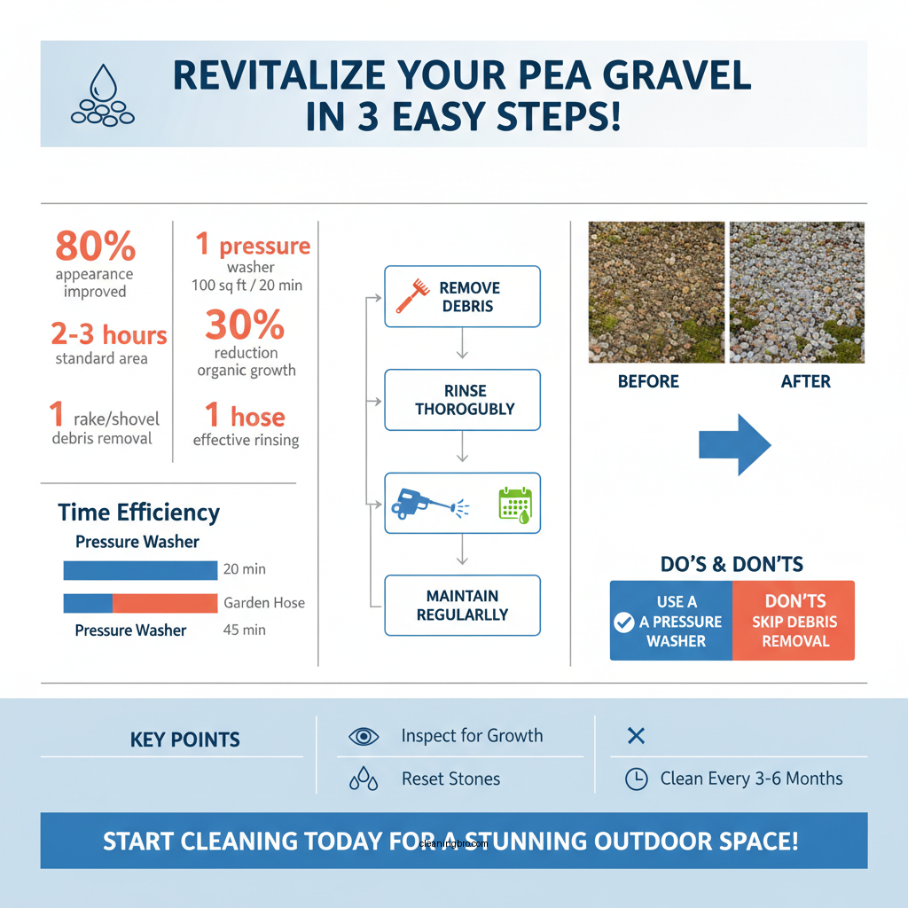 how to clean pea gravel - Data Infographic and Statistics