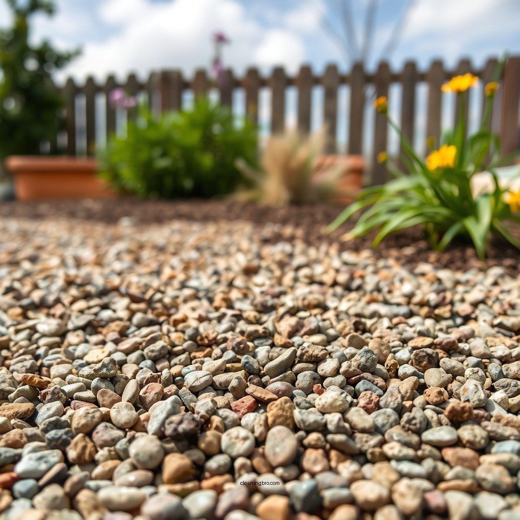Remove Debris and Organic Matter - how to clean pea gravel