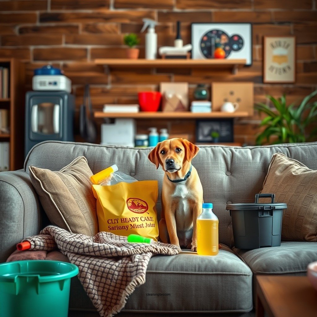 Gather Necessary Supplies - how to clean pee from sofa