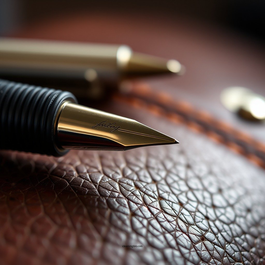 Test a Small Area First - how to clean pen ink from leather