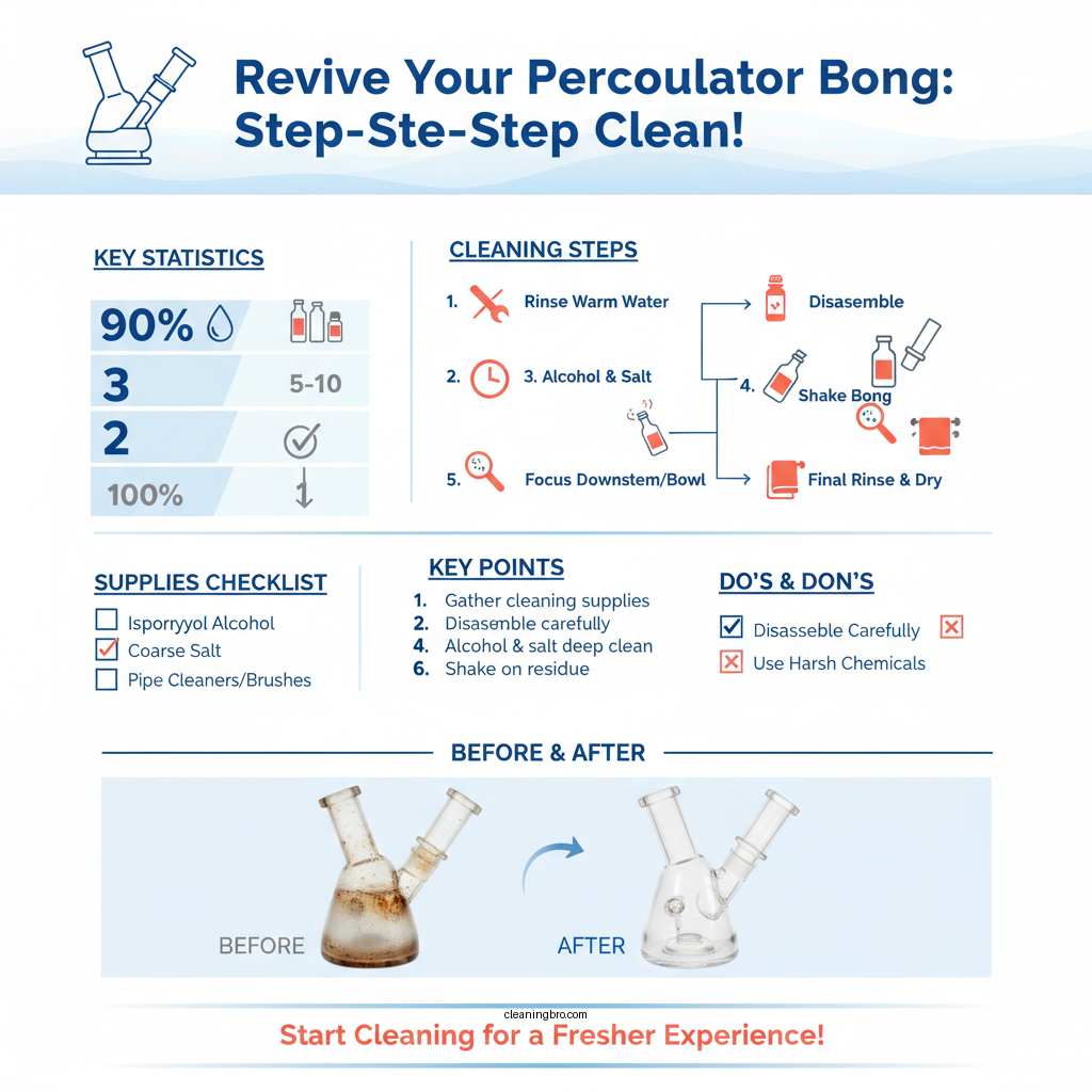how to clean percolator bongs - Data Infographic and Statistics