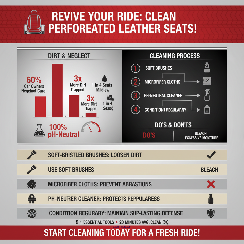 how to clean perforated leather car seats - Data Infographic and Statistics