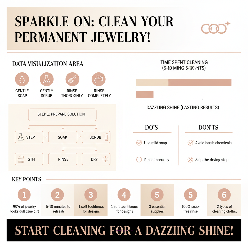 how to clean permanent jewelry - Data Infographic and Statistics