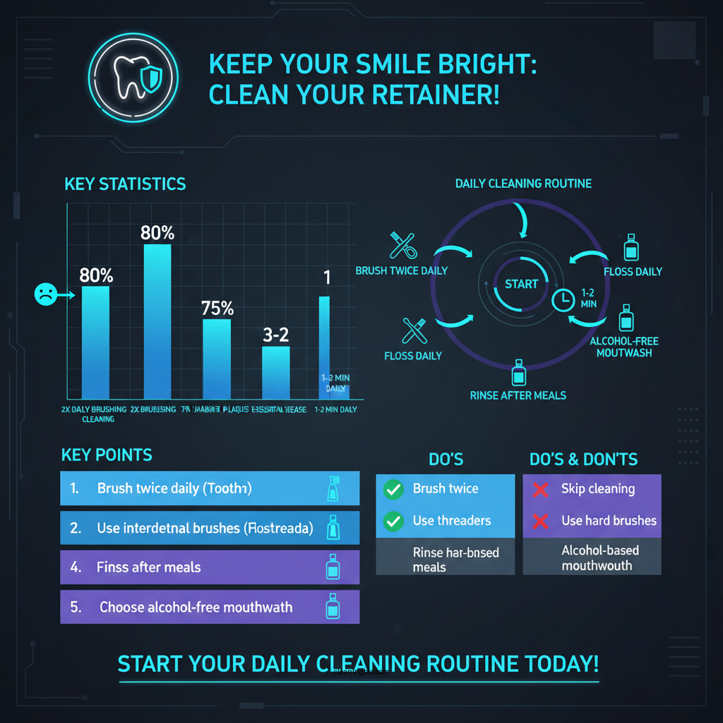 how to clean permanent retainer - Data Infographic and Statistics