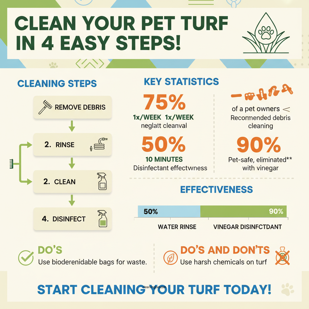 how to clean pet turf - Data Infographic and Statistics