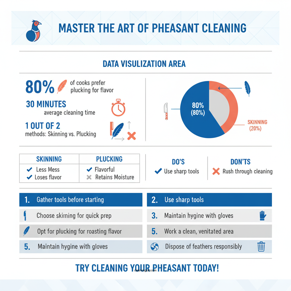 how to clean pheasant - Data Infographic and Statistics