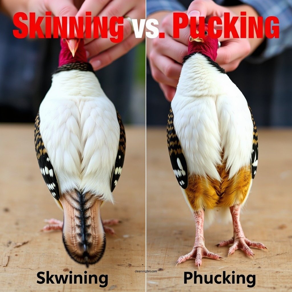 Skinning vs. Plucking - how to clean pheasant