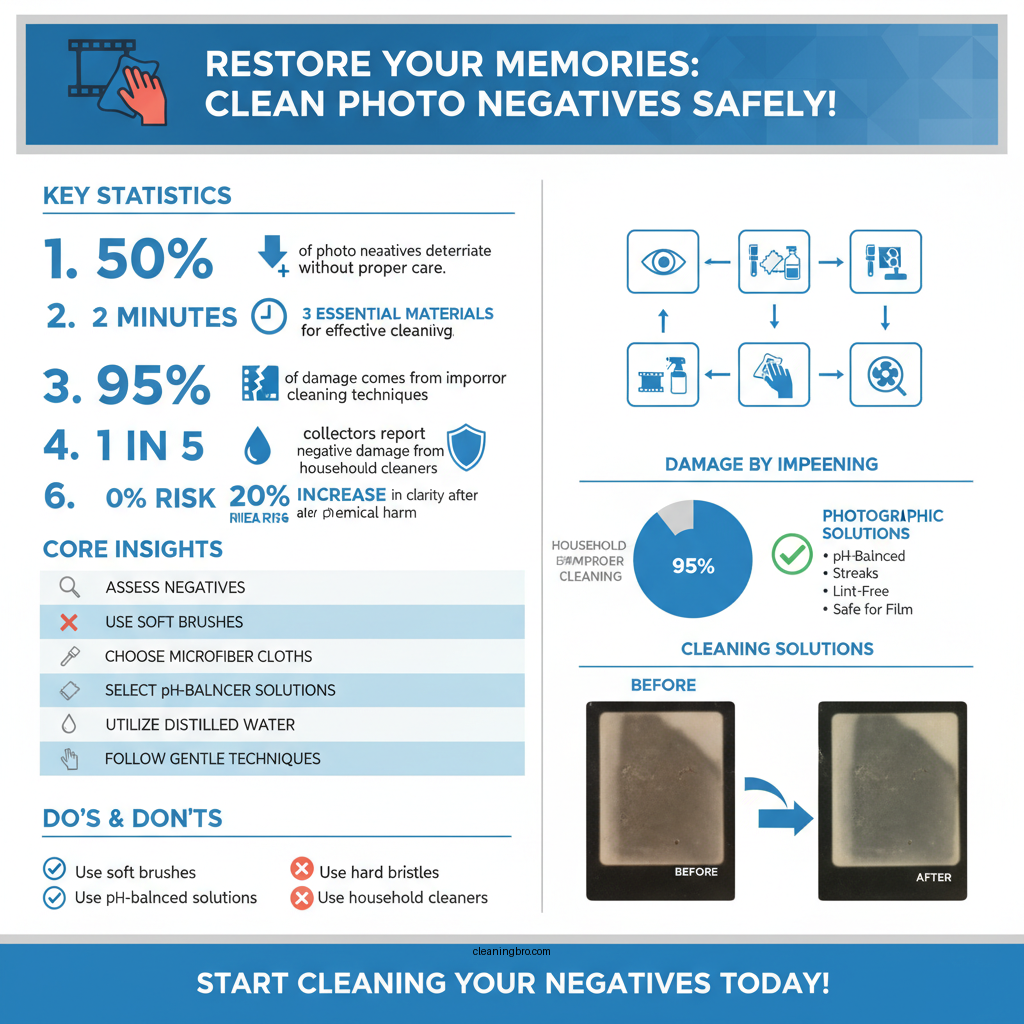 how to clean photo negatives - Data Infographic and Statistics