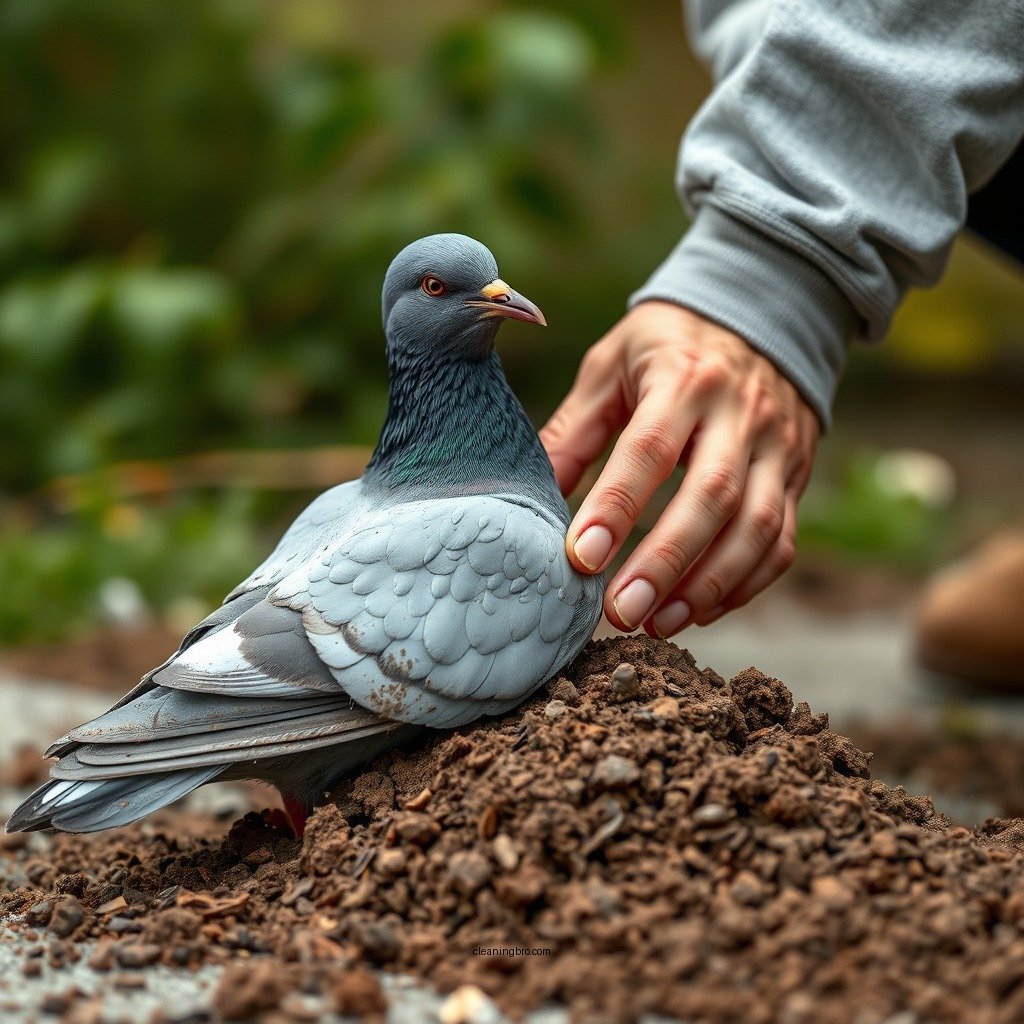 Step-by-Step Cleaning Process - how to clean pigeon poop