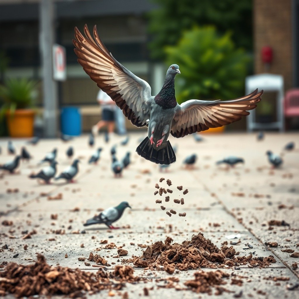 Understanding the Risks of Pigeon Droppings - how to clean pigeon poop