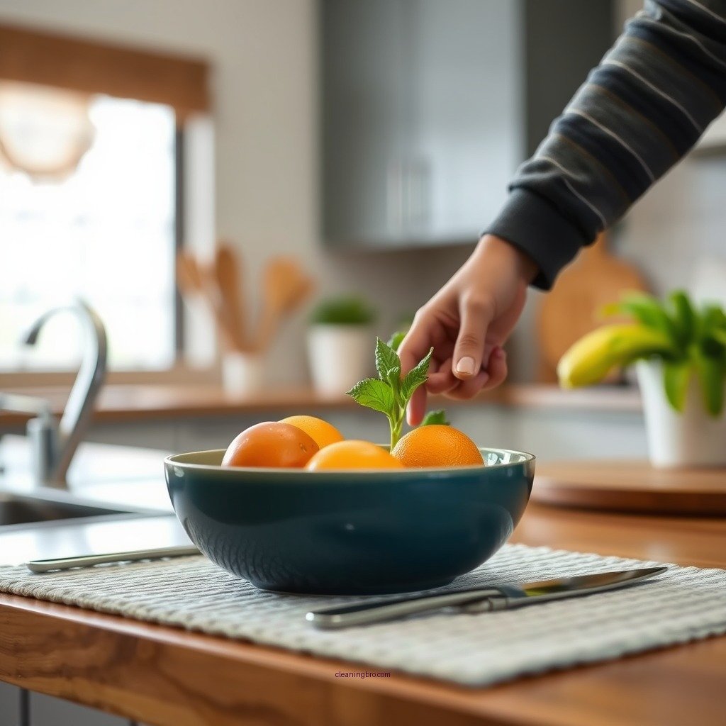 Basic Cleaning Techniques - how to clean placemats